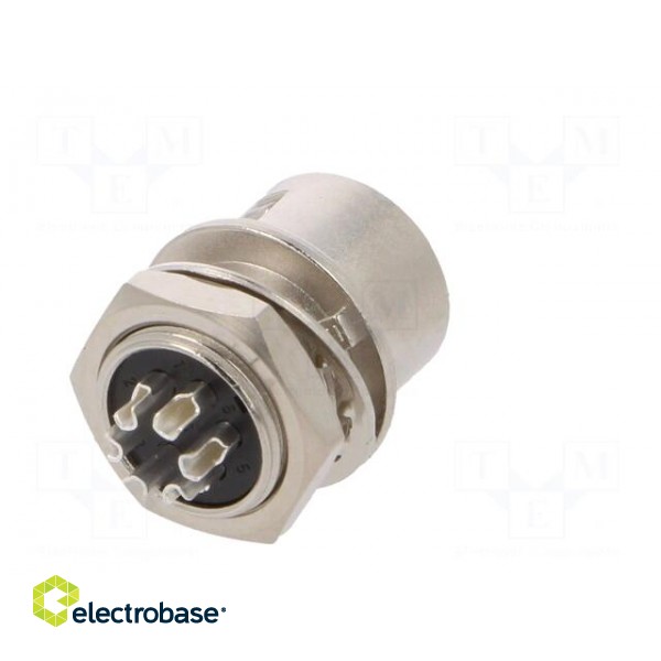 Connector: circular | HR10 | push-pull | socket | 2A | silver plated paveikslėlis 6