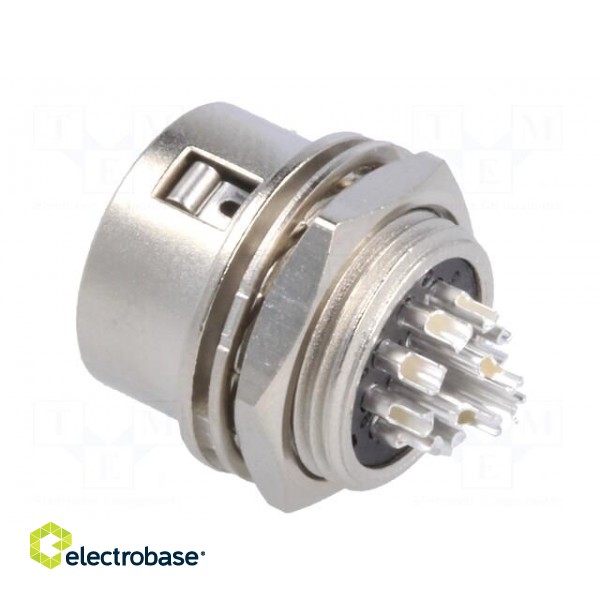Connector: circular | HR10 | push-pull | socket | 2A | silver plated paveikslėlis 4