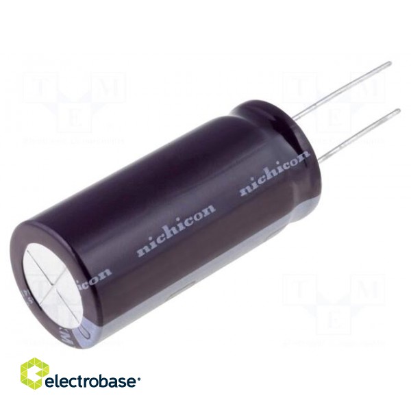 Capacitor: electrolytic | low impedance | THT | 270uF | 50VDC | ±20%