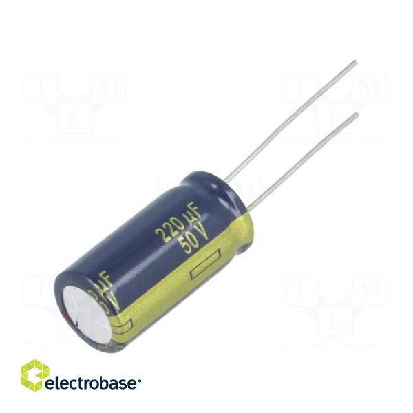 Capacitor: electrolytic | low ESR | THT | 180uF | 63VDC | Ø10x20mm | ±20%