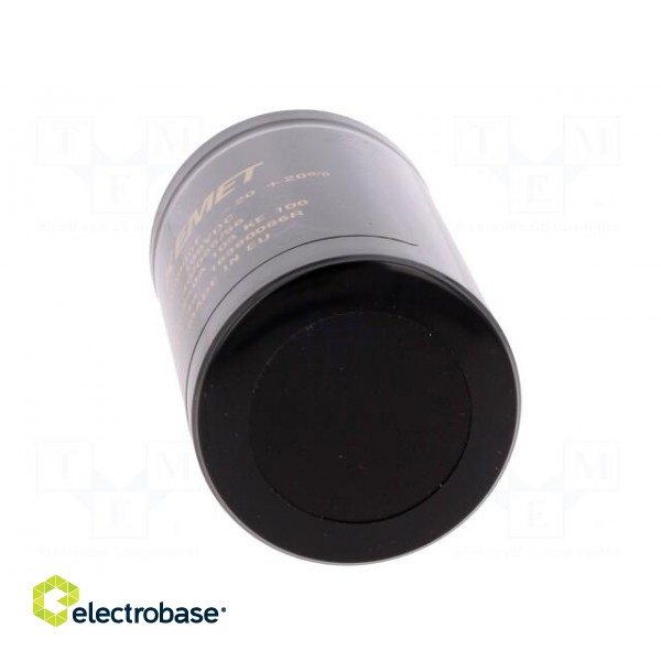 Capacitor: electrolytic | 10000uF | 100VDC | Leads: screw | ESR: 28mΩ paveikslėlis 5