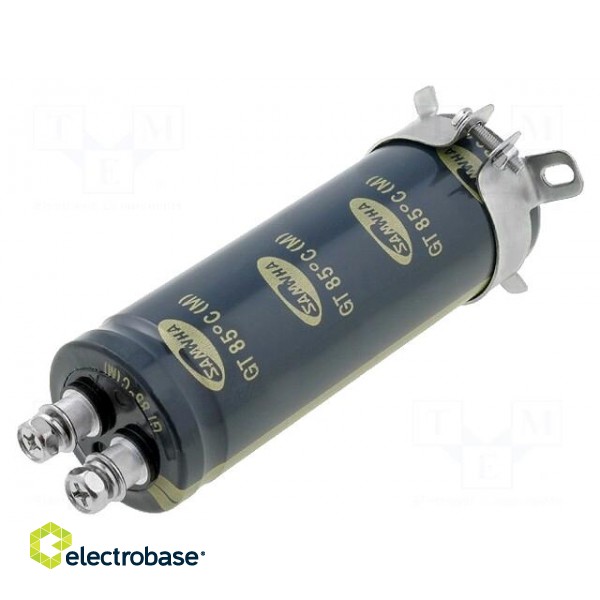 Capacitor: electrolytic | 220uF | 450VDC | Ø35x60mm | ±20% | 2000h