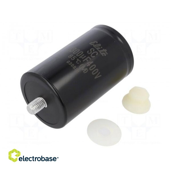 Capacitor: electrolytic | 3300uF | 400VDC | ±20% | M5 | 2000h | -25÷85°C image 1