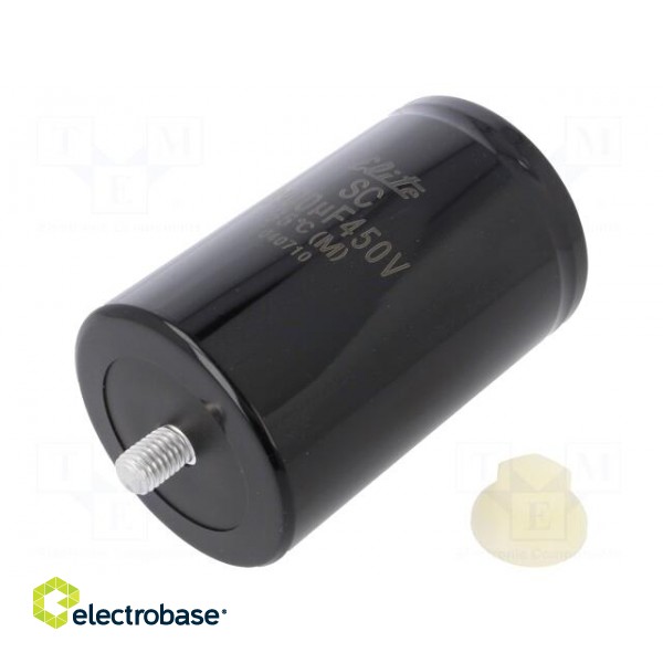 Capacitor: electrolytic | 3900uF | 450VDC | ±20% | M5 | 2000h | -25÷85°C image 1