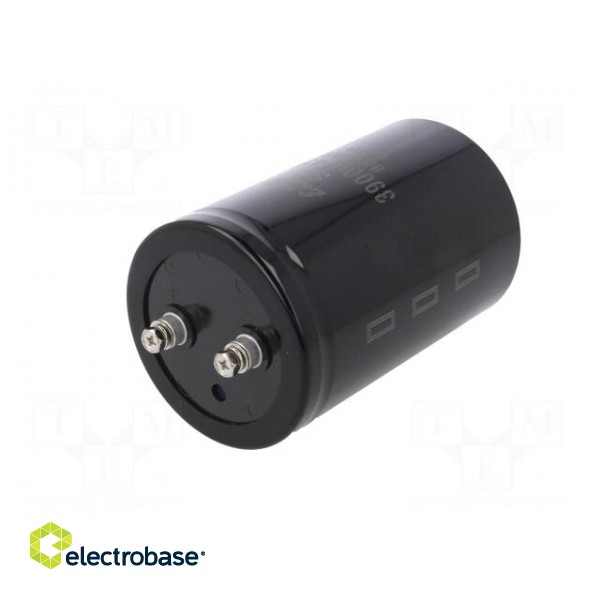 Capacitor: electrolytic | 3900uF | 450VDC | ±20% | M5 | 2000h | -25÷85°C image 6