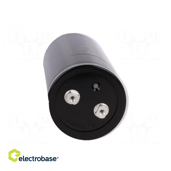 Capacitor: electrolytic | 4700uF | 400VDC | Leads: screw | ESR: 33mΩ фото 5