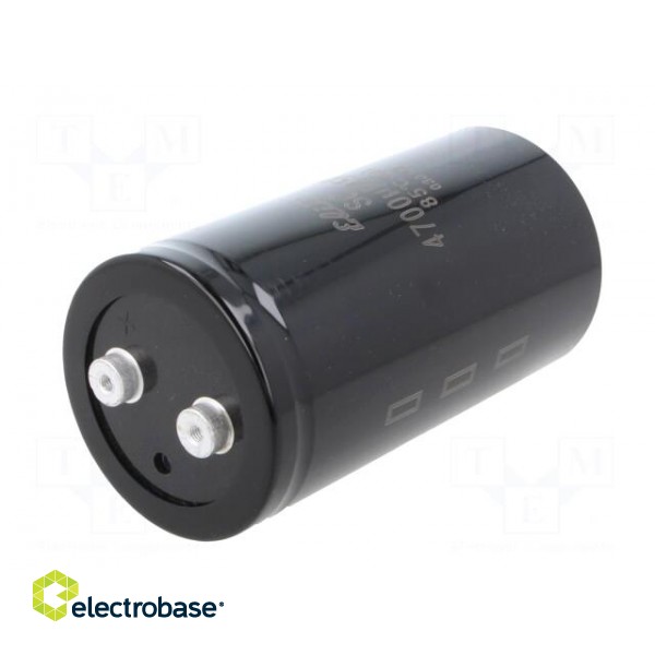 Capacitor: electrolytic | 4700uF | 450VDC | --10÷+30% | M5 | 2000h image 6