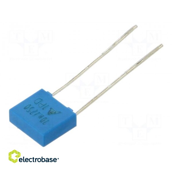 Capacitor: polyester | 0.01uF | 160VAC | 250VDC | 5mm | ±5% | -55÷125°C