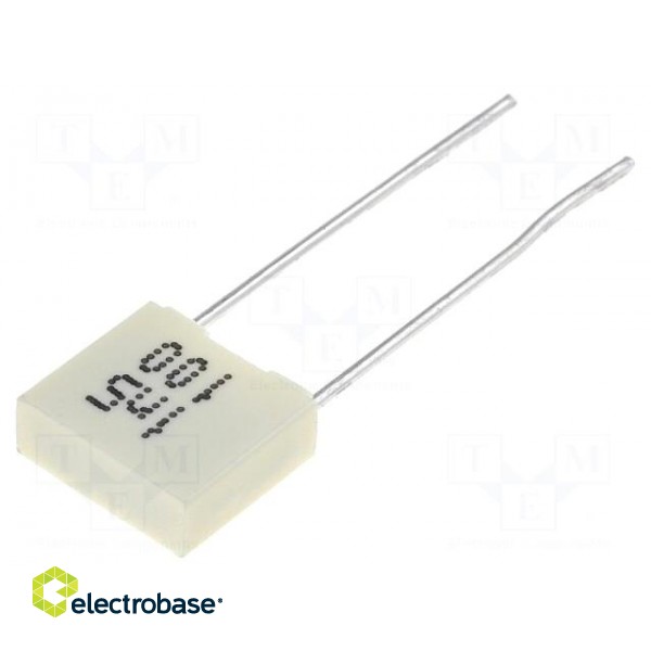 Capacitor: polyester | 1.5nF | 63VAC | 100VDC | 5mm | ±10% | -55÷105°C