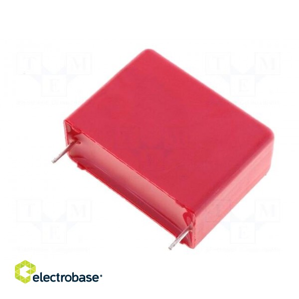 Capacitor: polyester | 220nF | 63VAC | 100VDC | 10mm | ±10% | 4x9x13mm