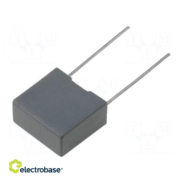 Capacitor: polyester | 100nF | 400VDC | 10mm | ±10% | 13x5x11mm | THT