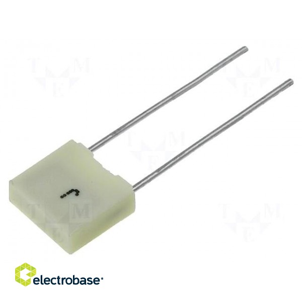 Capacitor: polyester | 100nF | 40VAC | 63VDC | Pitch: 5mm | ±10%