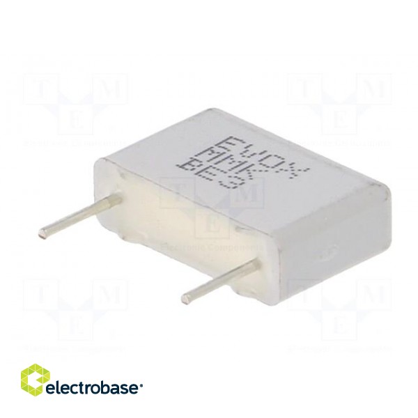 Capacitor: polyester | 100nF | 63VAC | 100VDC | Pitch: 10mm | ±10% image 2