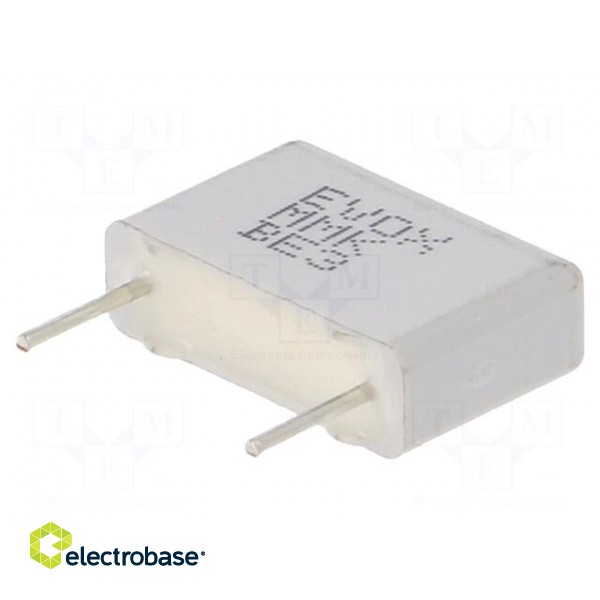 Capacitor: polyester | 100nF | 63VAC | 100VDC | Pitch: 10mm | ±10% image 1
