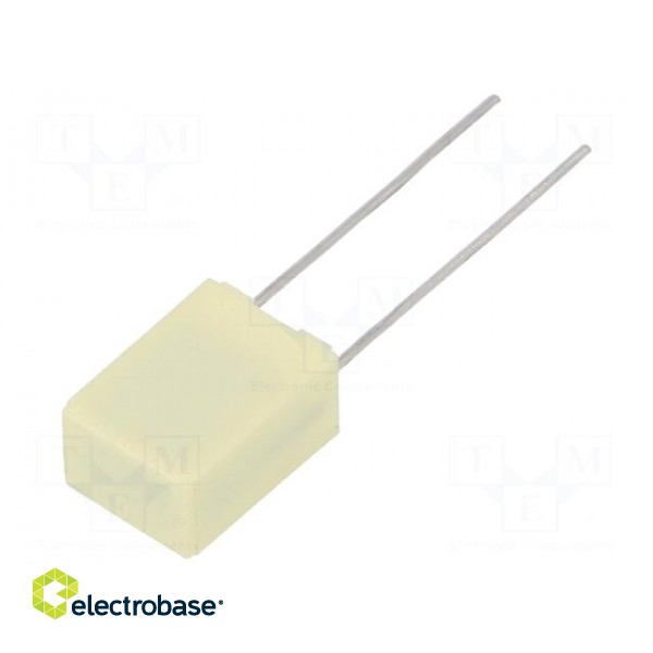 Capacitor: polyester | 150nF | 160VAC | 250VDC | 5mm | ±10% | 7.2x6x11mm