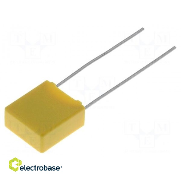 Capacitor: polyester | 10nF | 630VDC | Pitch: 7.5mm | ±10% | 11x5x10mm