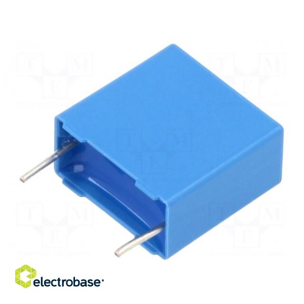 Capacitor: polyester | 10uF | 40VAC | 63VDC | 15mm | ±10% | 18x17.5x9mm