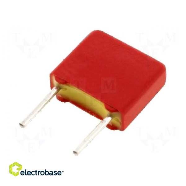 Capacitor: polyester | 1nF | 63VAC | 100VDC | Pitch: 5mm | ±10%