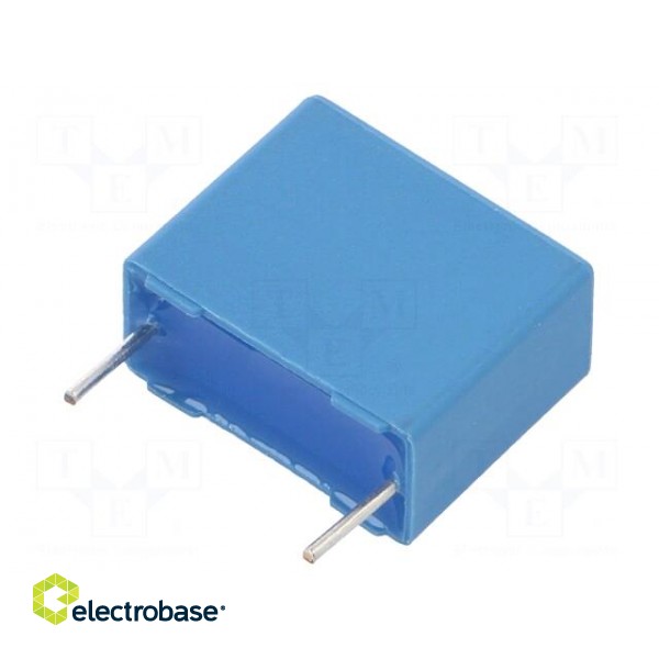 Capacitor: polyester | 1uF | 160VAC | 250VDC | Pitch: 15mm | ±5% фото 1