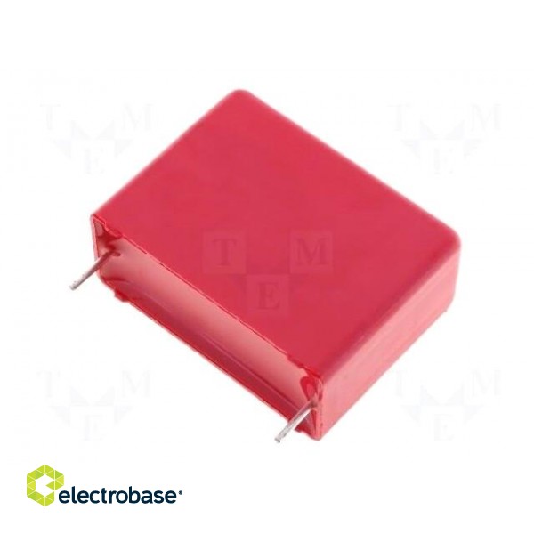 Capacitor: polyester | 2.2uF | 400VAC | 630VDC | Pitch: 27.5mm | ±20%