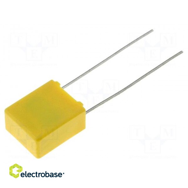 Capacitor: polyester | 33nF | 630VDC | ±10% | 12x6x10mm | Mounting: THT