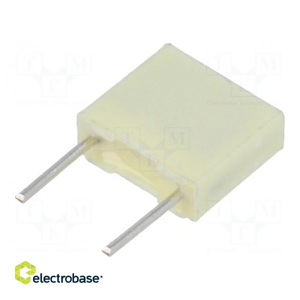 Capacitor: polyester | 4.7nF | 63VAC | 100VDC | Pitch: 5mm | ±10%