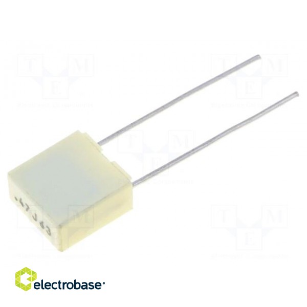 Capacitor: polyester | 470nF | 40VAC | 63VDC | Pitch: 5mm | ±5%