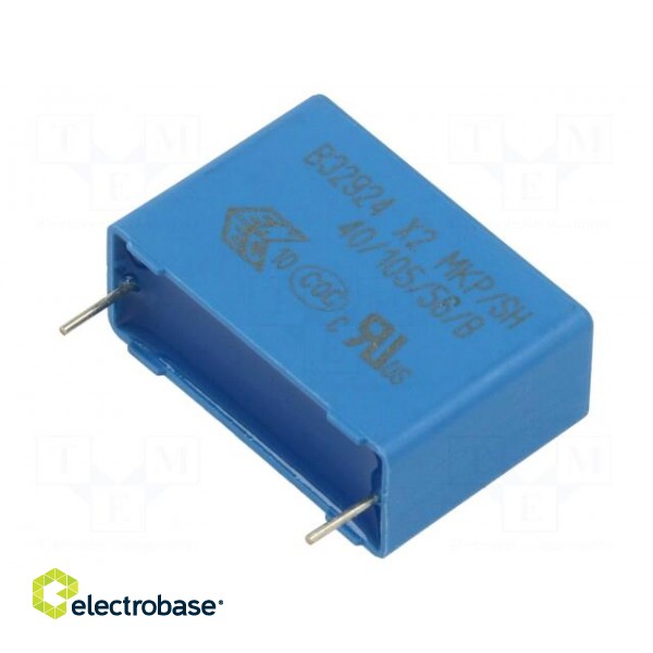 Capacitor: polypropylene | 1.5uF | THT | ±10% | 27.5mm | 630VDC | 305VAC