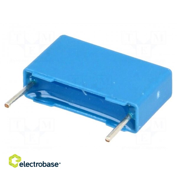 Capacitor: polypropylene | Y2 | 10nF | 18x10.5x5mm | THT | ±20% | 15mm