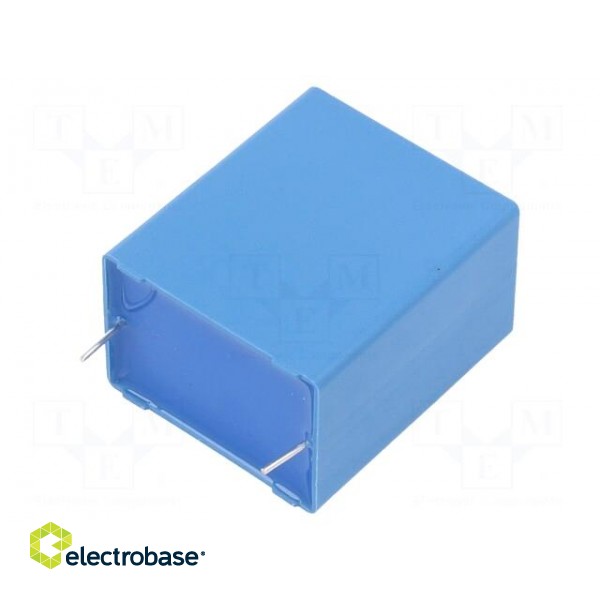 Capacitor: polypropylene | Y2 | 1uF | 31.5x36.5x22mm | THT | ±20% | bulk