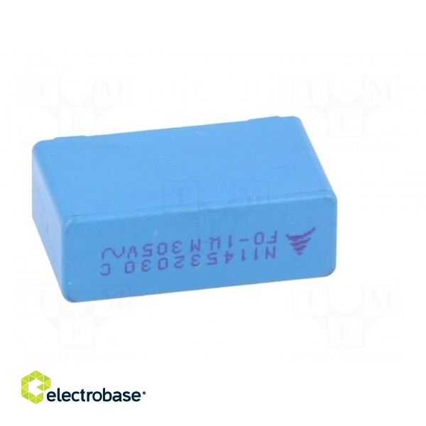 Capacitor: polypropylene | X2 | 1uF | 27.5mm | ±20% | 11x19x31.5mm image 5