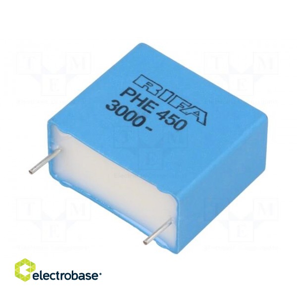 Capacitor: polypropylene | 22nF | 26x13.5x23mm | THT | ±5% | 22.5mm