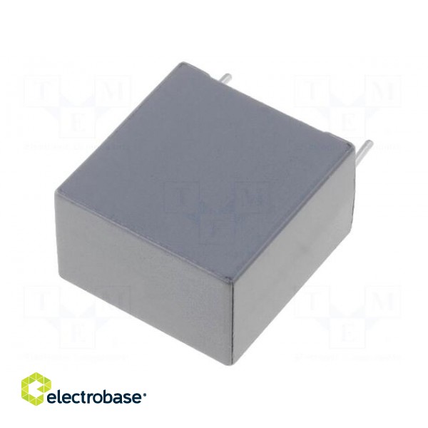 Capacitor: polypropylene | X2 | 470nF | 15mm | ±10% | 18x11x19mm | 275VAC