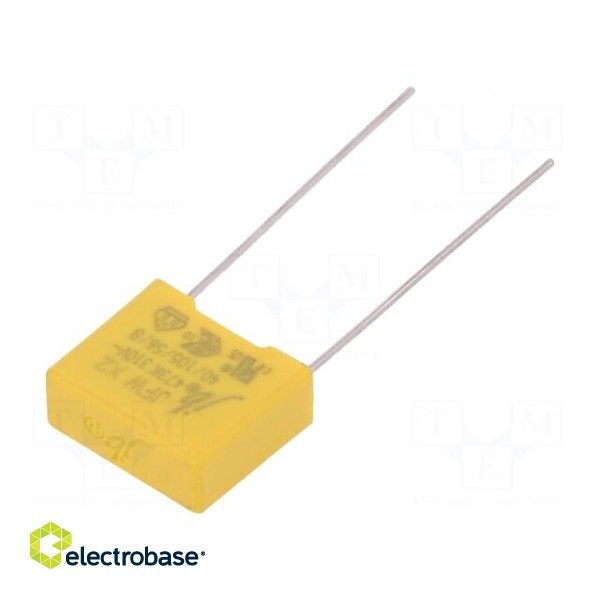Capacitor: polypropylene | X2,suppression capacitor | 47nF | 10mm