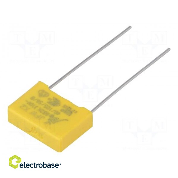 Capacitor: polypropylene | X2,suppression capacitor | 6.8nF | 10mm