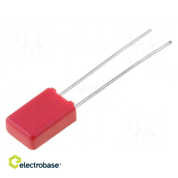 Capacitor: polypropylene | 4.7nF | 4.6x9x4.6mm | THT | ±5% | 2.5mm | tape