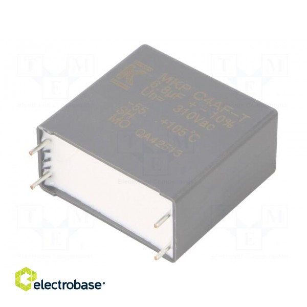 Capacitor: polypropylene | DC-Link | 6.8uF | ESR: 2.6mΩ | THT | ±10%