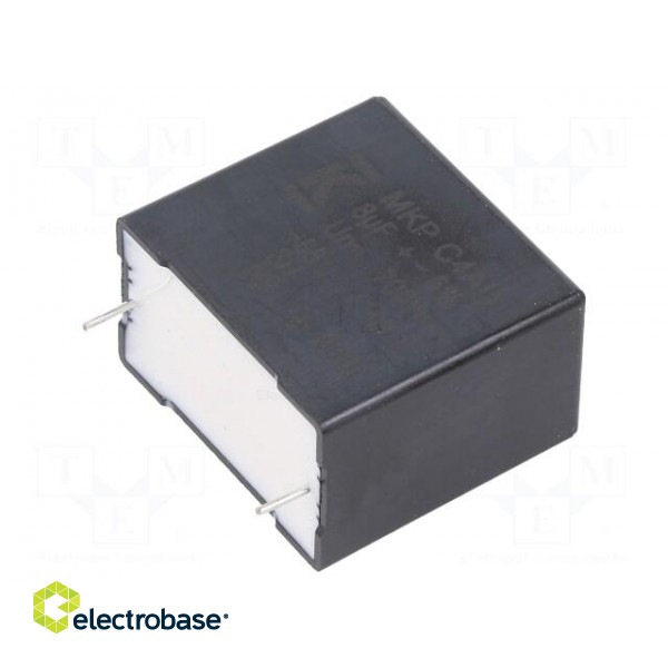 Capacitor: polypropylene | DC-Link | 8uF | ESR: 7.3mΩ | THT | ±5% | 11.3A