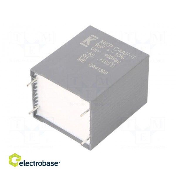 Capacitor: polypropylene | DC-Link | 9uF | ESR: 2.2mΩ | THT | ±10% | C4AF