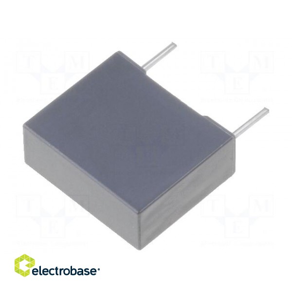 Capacitor: polypropylene | X2 | 33nF | 10mm | ±10% | 13x5x11mm | 275VAC