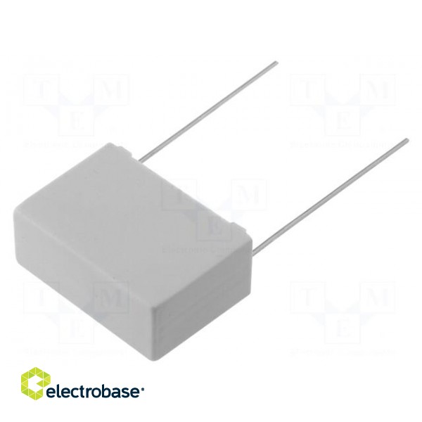 Capacitor: polypropylene | Y2 | 100nF | 22.5mm | ±20% | Mounting: THT