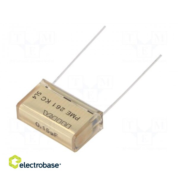 Capacitor: paper | 150nF | 220VAC | 20.3mm | ±10% | THT | PME261 | 400VDC