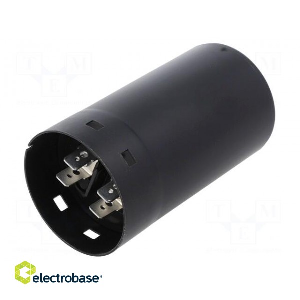 Capacitor: electrolytic | 200uF | Ø45.5x84mm | ±10% | M8 screw | 250VAC image 3
