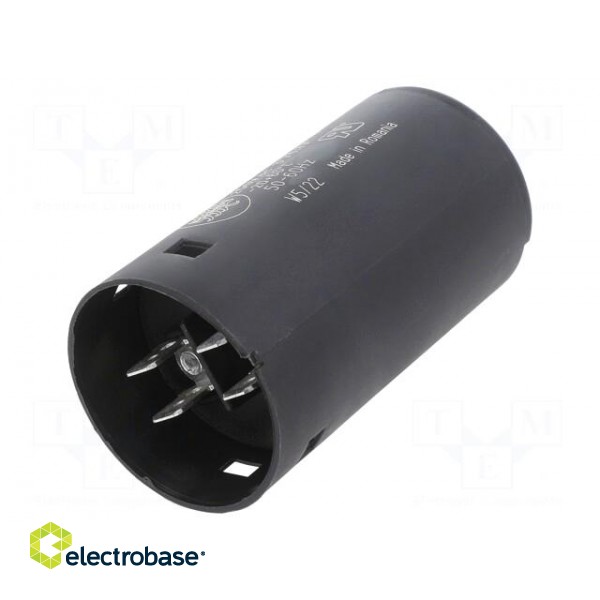 Capacitor: electrolytic | 40uF | Ø36.5x68.5mm | ±10% | M8 screw image 2