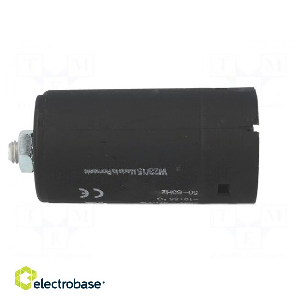Capacitor: electrolytic | 60uF | Ø36.5x68.5mm | ±10% | M8 screw image 4
