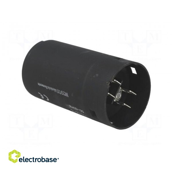 Capacitor: electrolytic | 59uF | Ø36.5x68.5mm | ±10% | M8 screw image 5