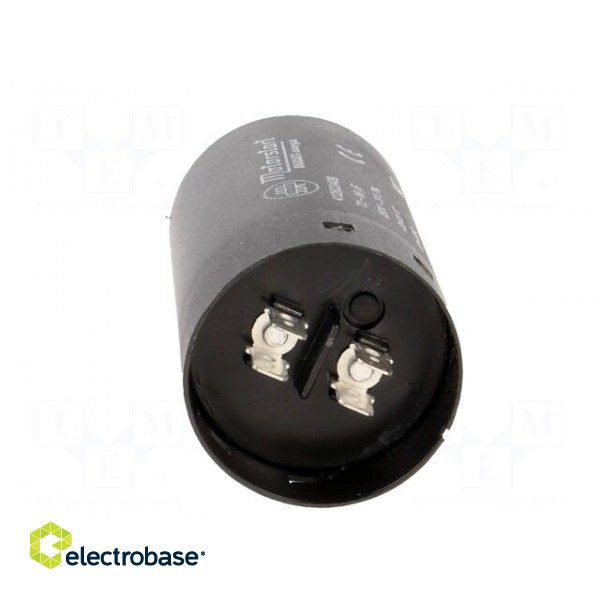 Capacitor: electrolytic | 79uF | Ø45.5x84mm | ±10% | M8 screw | 250VAC image 6