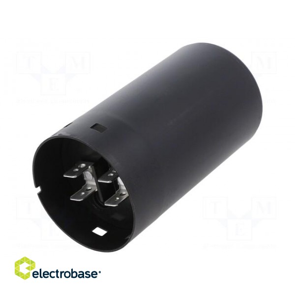 Capacitor: electrolytic | 97uF | Ø45.5x84mm | ±10% | M8 screw | 250VAC image 2