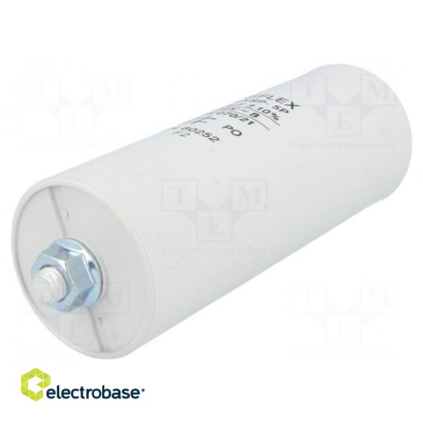 Capacitor: motors, run | 50uF | 450V | Ø45x119mm | -25÷70°C | ±10% | V: 2 image 1