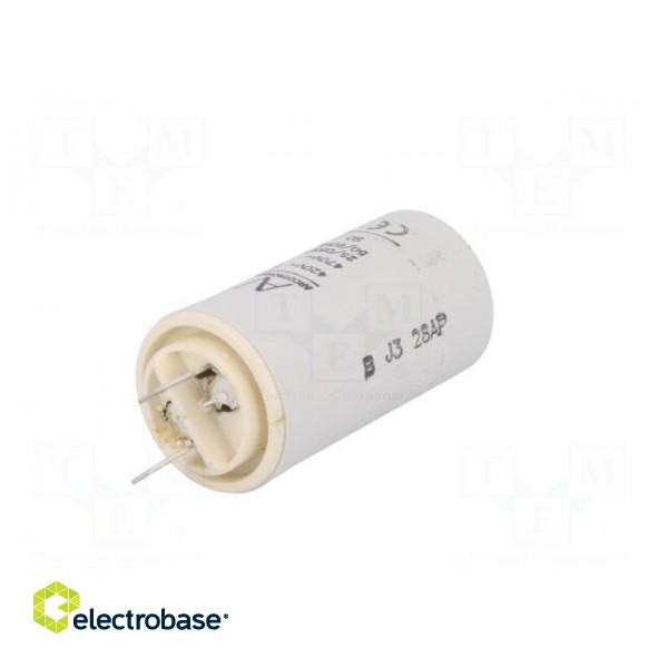 Capacitor: motors, run | 6uF | 420VAC | Ø30x56.5mm | -25÷85°C | ±5% image 6